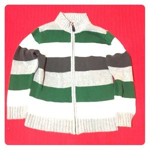 Children’s Place zip stripe sweater